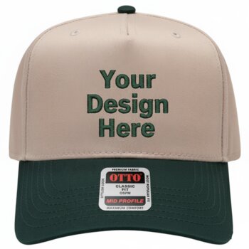 OTTO CAP 5 Panel Mid Profile Baseball Cap Thumbnail