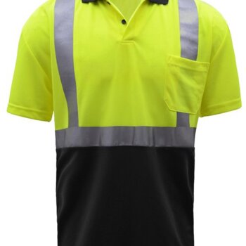 Class 2 Moisture Wicking Reflective Polo Shirt Thumbnail