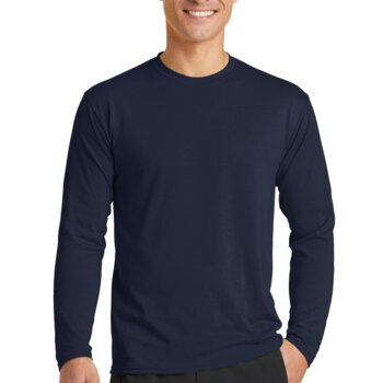 Long Sleeve Performance Blend Tee Thumbnail