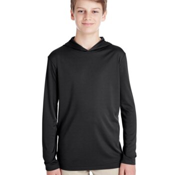 Youth Zone Performance Hooded Long Sleeve T-Shirt Thumbnail