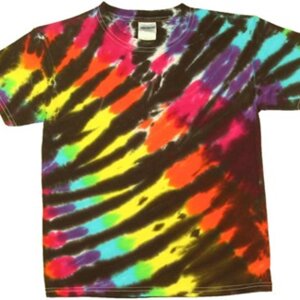 Tiger Stripe Tie Dye T-Shirt - Special Order - 24 Min. Adult & Youth Thumbnail