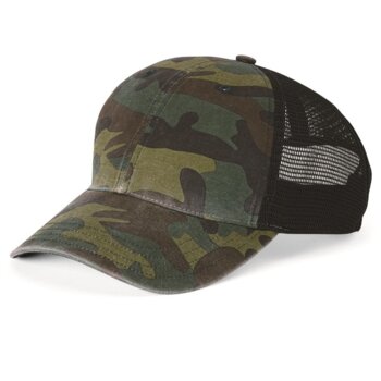 Camo Washed Trucker Cap Thumbnail