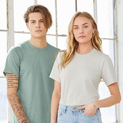 Unisex Heather CVC Short Sleeve Bella+Canvas Tee 3001CVC Thumbnail