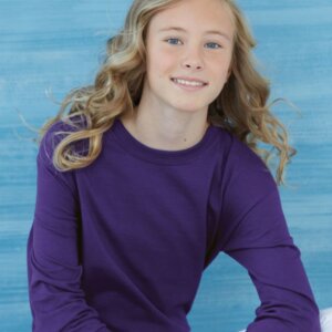 Heavy Cotton Youth Long Sleeve Gildan T-Shirt 5400B Thumbnail
