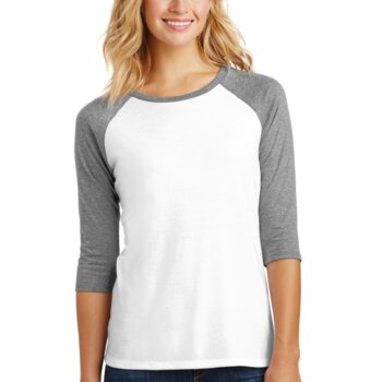 District Women's Perfect Tri ® 3/4 Sleeve Raglan Thumbnail