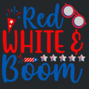 Red White And Boom Design