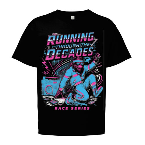 Running Through the Decades - 3 Color Print Thumbnail