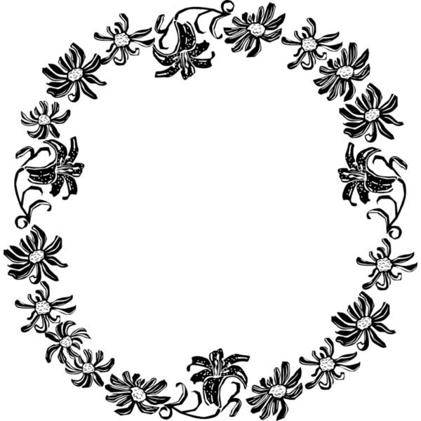 floral frame border Thumbnail