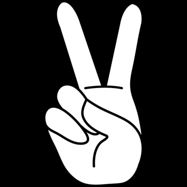 peace hand sign drawing 26 Thumbnail