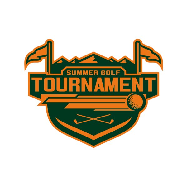 Tournament Summer golf logo template	02 Thumbnail