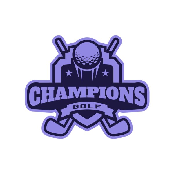 Champions Golf logo template Thumbnail