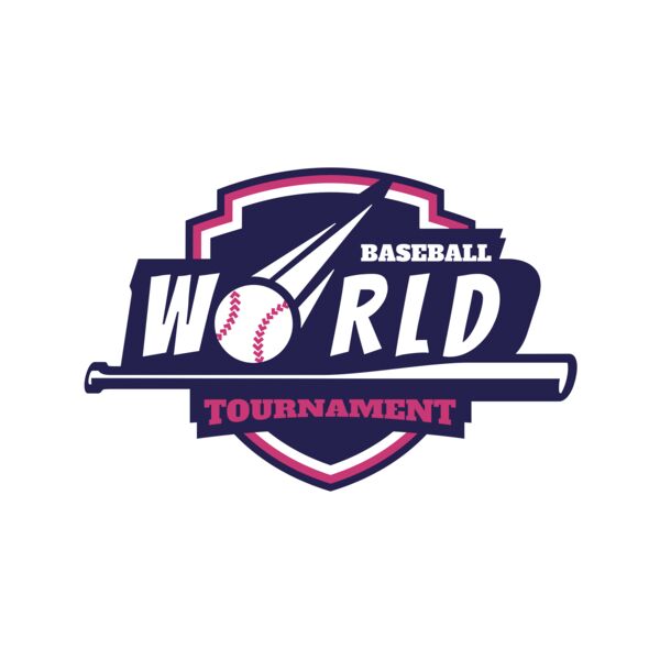 World Baseball Tournament logo template Thumbnail