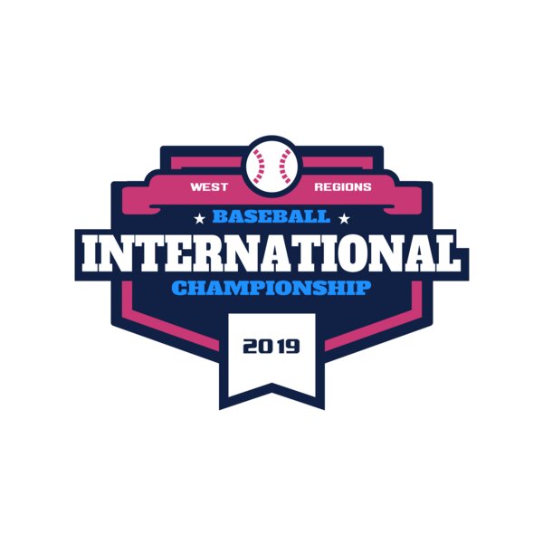 Baseball International Championship logo template Thumbnail