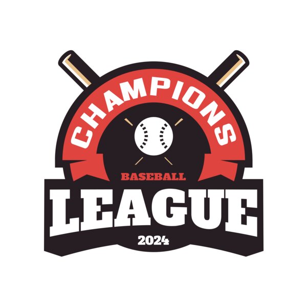Champions League Baseball logo template Thumbnail