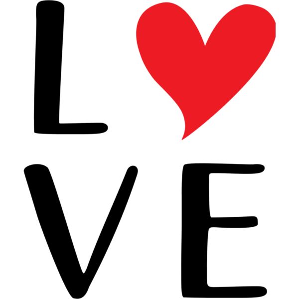 L O V E with heart Thumbnail