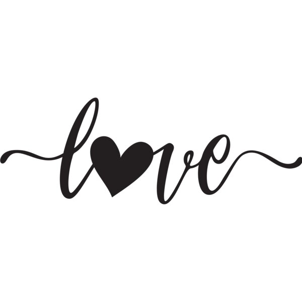 Love Script with Heart Thumbnail