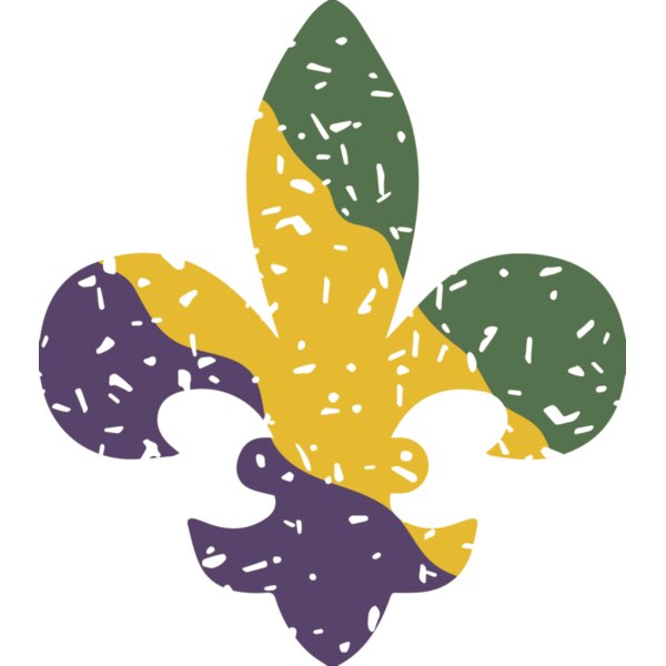 Distressed Fleur de Lis Thumbnail