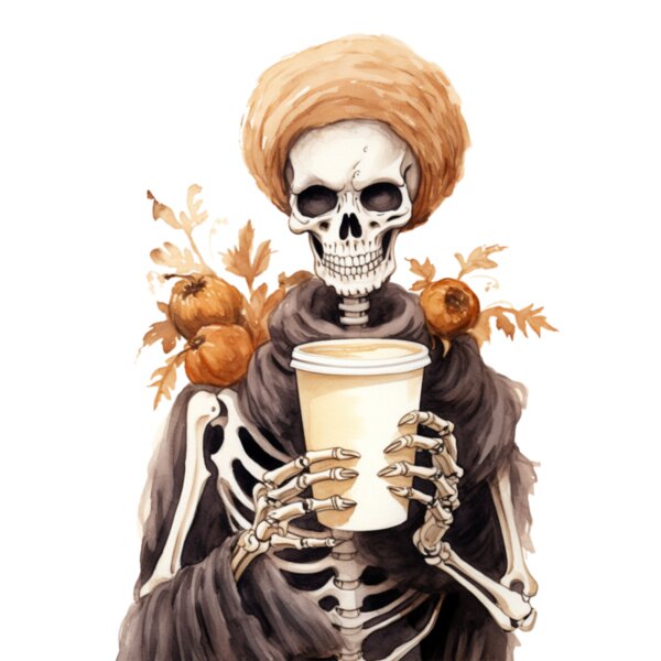 Fall Autumn Skeleton Thumbnail