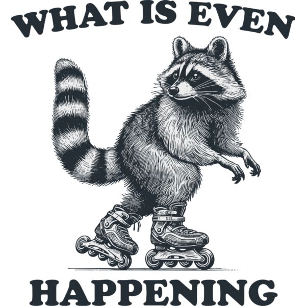 What Is Even Happening Rollerblade Raccoon Thumbnail