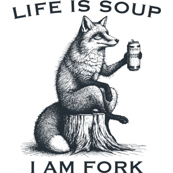 Life is a Soup I Am a Fork Fox Thumbnail