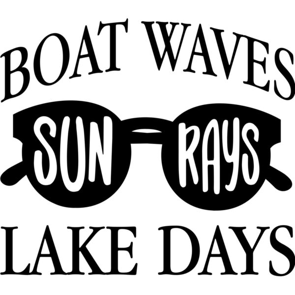 Boat Waves Sun Rays Lake Days Thumbnail