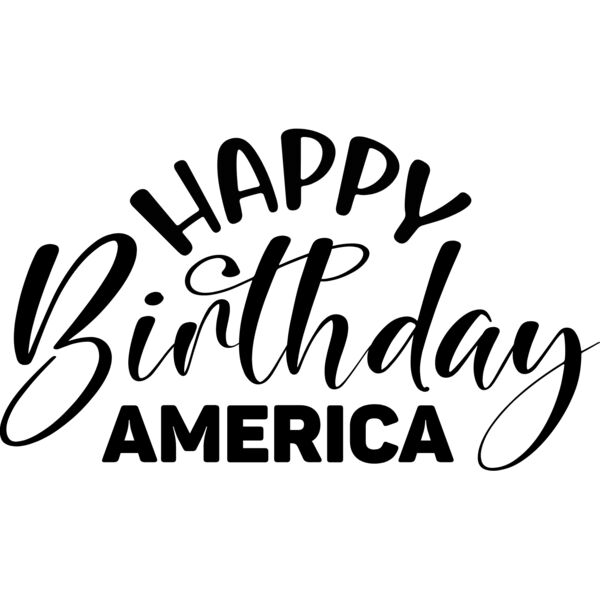 happy birthday america svg Thumbnail