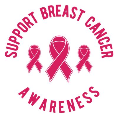 Support breast cancer awareness t shirt design Thumbnail