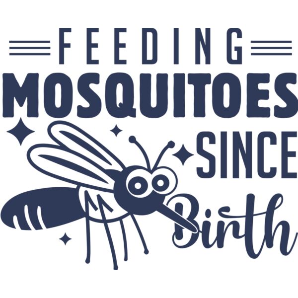 Feeding Mosquitoes Since Birth Funny Camping T Shirt Design Thumbnail