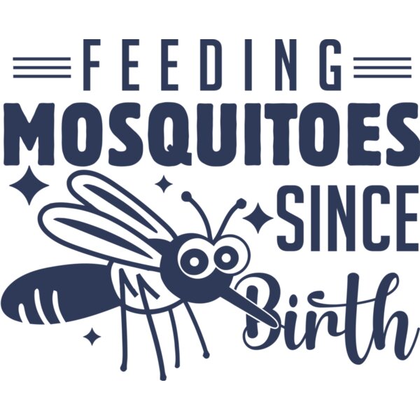 Feeding Mosquitoes Since Birth Funny Camping T Shirt Design Thumbnail
