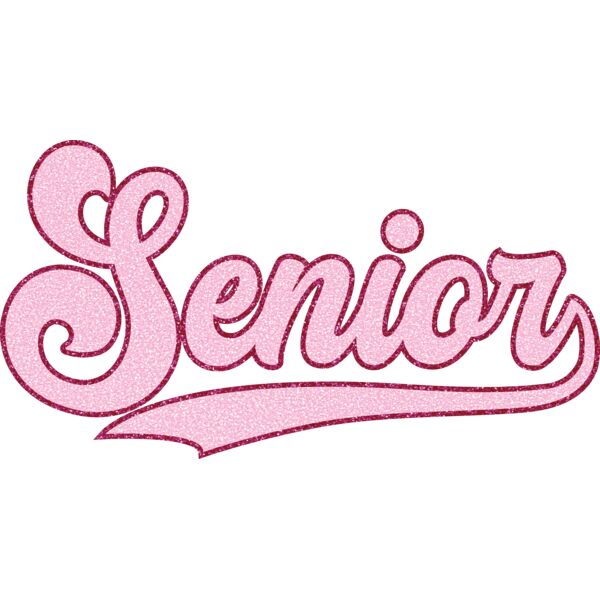 Pink Glitter Senior Thumbnail