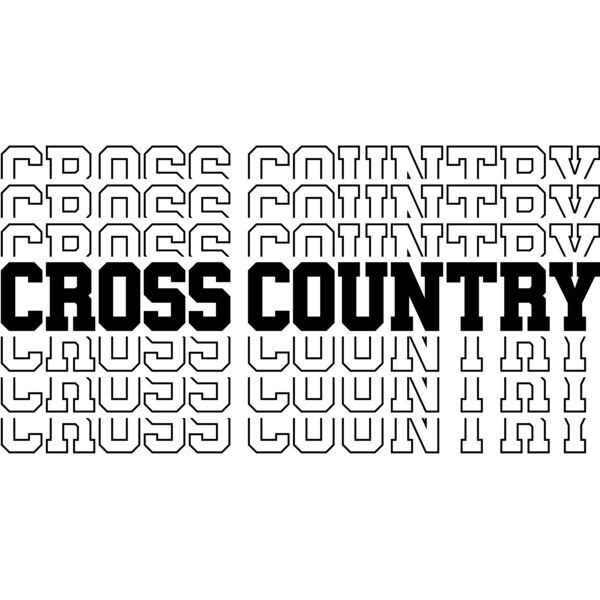 Cross Country SVG Thumbnail