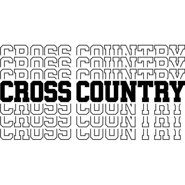 Cross Country SVG Thumbnail