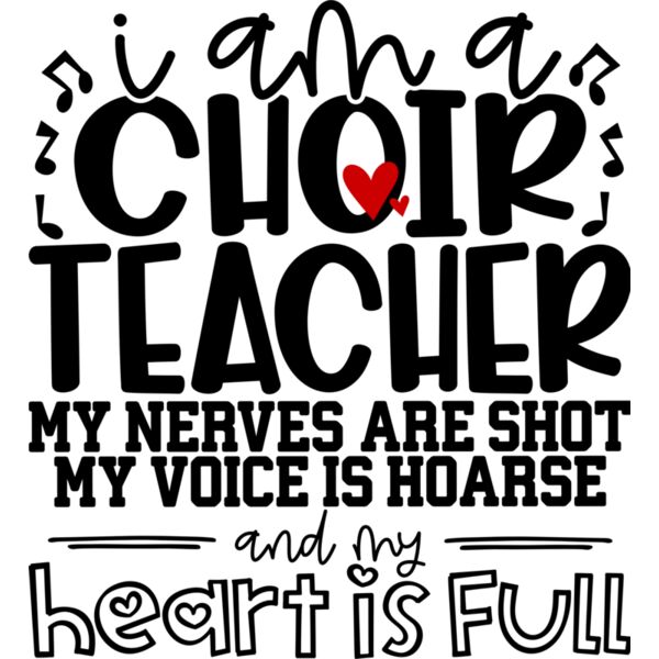 I am a Choir Teacher SVG Thumbnail