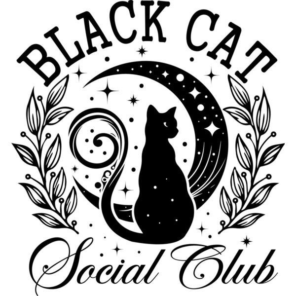 Halloween Black Cat PNG  Spooky Season Thumbnail