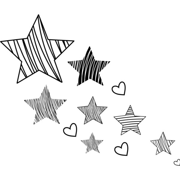 Drawn Stars and Hearts Thumbnail