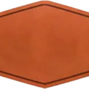 Wide Hexagon Leather Patch Thumbnail