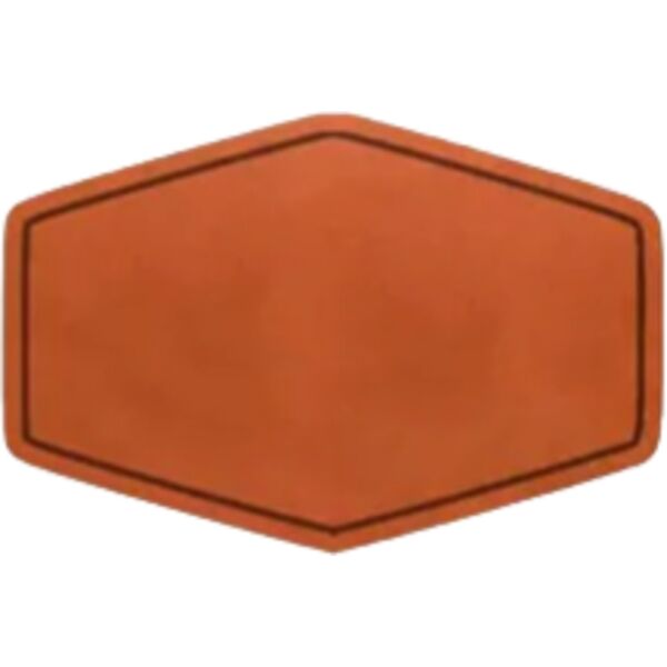 Wide Hexagon Leather Patch Thumbnail