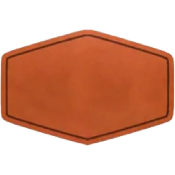 Wide Hexagon Leather Patch Thumbnail