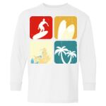 Heavy Cotton Youth Long Sleeve Gildan T-Shirt 5400B Thumbnail