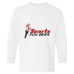 Heavy Cotton Youth Long Sleeve Gildan T-Shirt 5400B Thumbnail