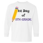 Heavy Cotton Youth Long Sleeve Gildan T-Shirt 5400B Thumbnail