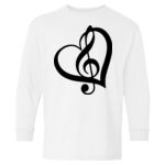 Heavy Cotton Youth Long Sleeve Gildan T-Shirt 5400B Thumbnail