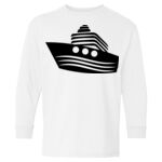 Heavy Cotton Youth Long Sleeve Gildan T-Shirt 5400B Thumbnail