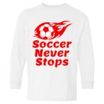 Heavy Cotton Youth Long Sleeve Gildan T-Shirt 5400B Thumbnail