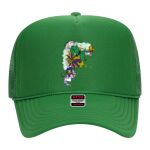 OTTO Cap 5 Panel High Crown Mesh Back Trucker Hat Thumbnail