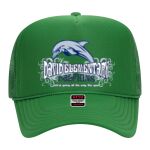 OTTO Cap 5 Panel High Crown Mesh Back Trucker Hat Thumbnail