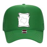 OTTO Cap 5 Panel High Crown Mesh Back Trucker Hat Thumbnail