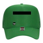 OTTO Cap 5 Panel High Crown Mesh Back Trucker Hat Thumbnail