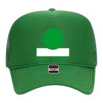 OTTO Cap 5 Panel High Crown Mesh Back Trucker Hat Thumbnail