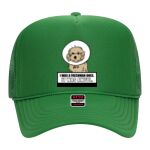 OTTO Cap 5 Panel High Crown Mesh Back Trucker Hat Thumbnail